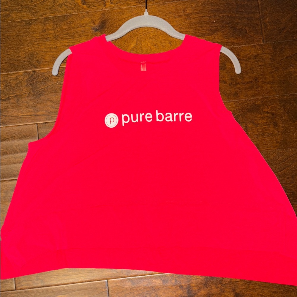 Pure Barre Free People Hot Pink Sleeveless Top
